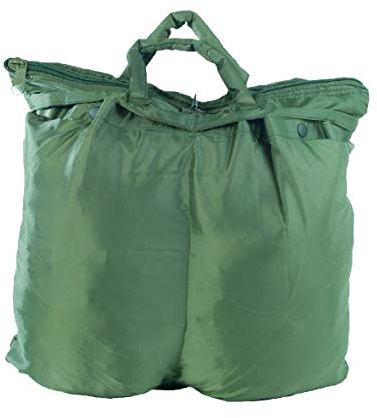Mil-Tec Us - Bolsa para casco de aviador con correa, verde oliva, Talla única