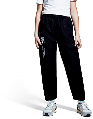 Canterbury Junior Boys Cuffed Stadium Pant | Tracksuit/Jogging Bottoms | Lounge Pants | Durability And Comfort | Extra Warm | Cuffed Hem Track Pants, Black, 16