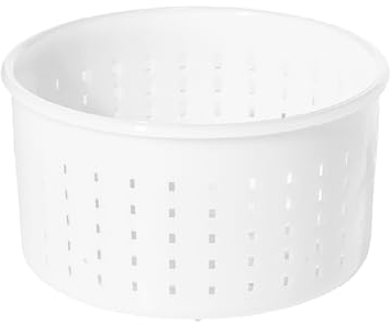AlcoFermBrew Moule à Fromage 0.9kg - 13x7cm - Caciotta | Forme à Fromage | Moule à faisselle | Fromage Maison