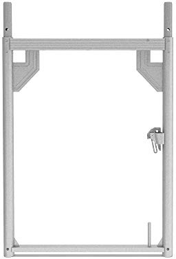 Alu-Vertikalrahmen quadro H100 B73 Aluminium original Altrad assco quadro✓ made in Germany✓ Baugerüst Gerüst