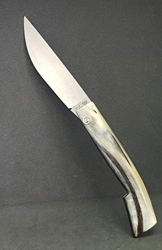 is lunas COLTELLO SARDO PATTADA ARTIGIANALE MANICO in CORNO COLLEZIONE TASCABILE da caccia 103