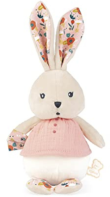 KALOO - K'Doux - Kleine Püppchen Hase Coquelicot - Hellrosa - Mulltuch-Material - Plüsch - 20 cm - Ab Geburt, K969953