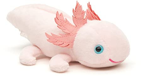 Uni-Toys - Axolotl mit Magnet - 15 cm (Länge) - Plüsch-Wassertier - Plüschtier, Kuscheltier