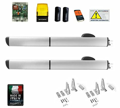 KIT COMPLETO AUTOMAZIONE APRI CANCELLO BATTENTE 2 ANTE MAX 6 M IDRAULICO PH1 390