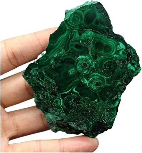 JCAKES Minerales Piedras Verdes Naturales Malachita Polted Muestro Mineral Disco de Piedra Rugosa Piedras de Cuarzo y Cristales sanan Piedras de Cristal decoración