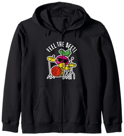Feel The Beet Lustiges Veggie Wortspiel Kapuzenjacke