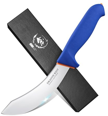 DRAGON RIOT Ausbeinmesser profi Schlachtermesser, 6 Zoll Fleischmesser Flexibel Metzgermesser, Grillmesser scharf Fleisch, Outdoor-Messer für Küche Chef Grill
