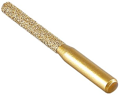 Diamant-Frässtift, goldgelötet, gerader Schaft, für Stein, Marmor, Granit, Gravur, Kanten, Schneiden, Steinschnitzen, Trimmen