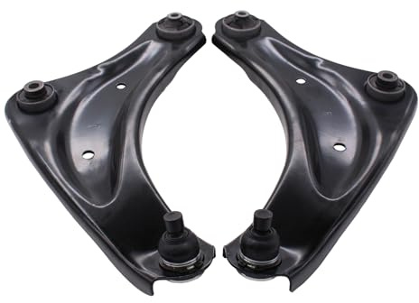 HouYeen Pack of 2 Front Left and Right Lower Trailing Control Arm Wishbone for Nis-san Juke F15 2010-2017 Leaf 2010-2017 NV200 2014-onwards Pulsar 2014-onwards