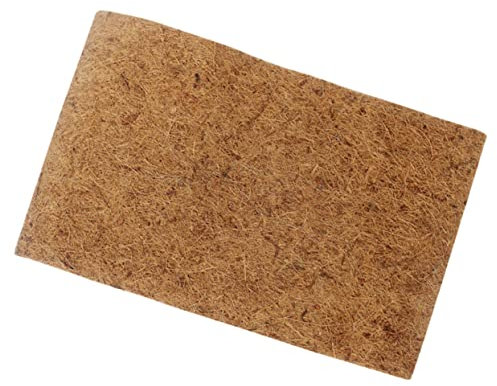 Yardwe Tappetino in Fibra di Cocco per Rettili Lettiera per Lettiera Naturale per Lucertole E Tartarughe 60x40x1 Cm