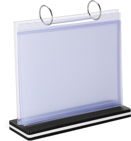 TOPBATHY Mehrseitiger Menüständer Displayhalter Für Broschüren Schreibtisch-organizer Schilderhalter