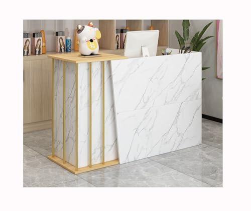 Moderner Marmor-Empfangstheke für Supermarkt, Convenience Store, Hotel, Bar, Salon, Bekleidungsgeschäft, 120 x 40 x 90 cm