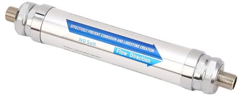 Generic de Ablandador de Agua Magnética Compacta para Eliminación de Escala de Casa Completa sin Sal de Acero Inoxidable para el Calentador Solar del Lavavajillas de la Ducha (1/2 pulgada (DN15))