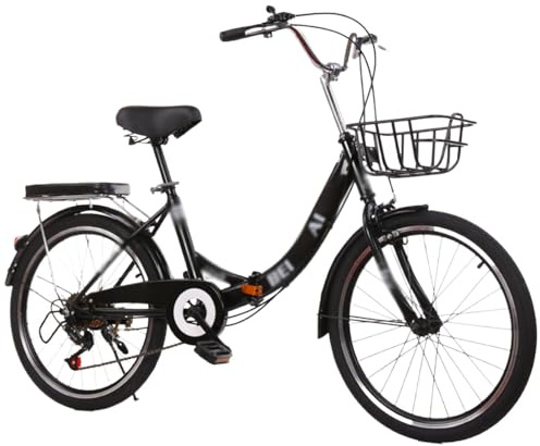 20 22 24 26 Faltrad - Fahrrad Mit 21 Gängen, Rahmen Aus Kohlenstoffstahl, Klapprad Für Den Stadtverkehr, Klapprad Mit Kissen