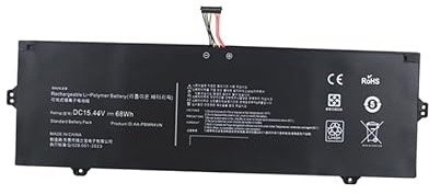 Ukkipower 68WH AA-PBMN4VN AAPBMN4VN Laptop Battery Replacement for Galaxy Book Pro 360 15 15.6 NP950XDB NP950QDB NP950QED