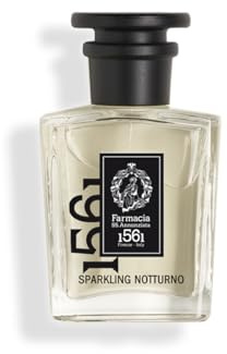 Farmacia SS. Annunziata 1561 Perfume Sparkling Notturno Unisex Hombre Mujer 50 ml | Fragancia floral de rosa y acorde de pistacho | 100% perfume fabricado en Italia