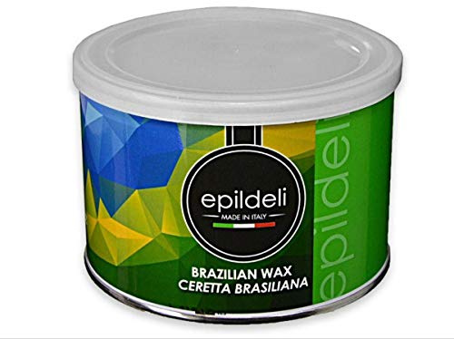 CERA BRASILIANA 400 gr CERETTA INDOLORE DEPILAZIONE BARATTOLO PER SCALDACERA PROFESSIONALE PER ESTETISTA