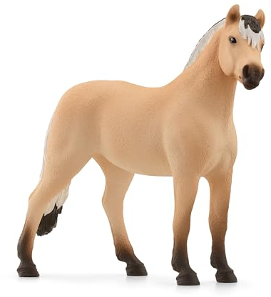 schleich HORSE CLUB Norsk fjordhäst, valack, från 5 år, 13979 - Leksaksfiguren, 4 x 14 x 11 cm