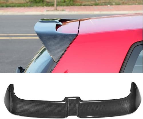HAVERN Auto Heckspoiler für VW Golf 7 VII MK7 7.5 GTI R 2014-2019, Auto Heckstoßstange Spoiler Heckspoiler Kohlefaser Stoßstange Schützen Abdeckung Zubehör