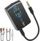 Lavales Transmetteur Récepteur Bluetooth 5,3 Pour TV, Adaptateur Bluetooth Audio RCA 3.5mm Jack, Aptx Faible Latence, Audio HiFi Double Link Pour Ordinateur Portable/Avion/Enceinte