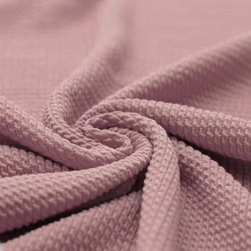 Mini Zopfmuster Jersey | Ökotex | für Bekleidung | ab 50 cm | Meterware (altrosa)