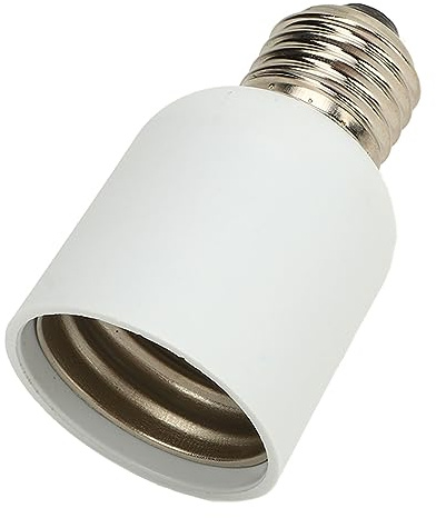 HERCHR Adaptateur E27 à E40, 2 Pièces 110-240 V E27 à E40 Convertisseur De Douille De Lumière Résistance à la Chaleur Adaptateur De Base D'ampoule LED pour Ventilateurs Lumière