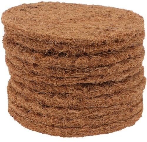 Baokuan 10 Teile/Satz Runde Vogelkäfig Nesting Taube Matte Vogel Nistschalen Kokosfaser Matte Natürliche Taube Ei Pads Liefert Für Vogel