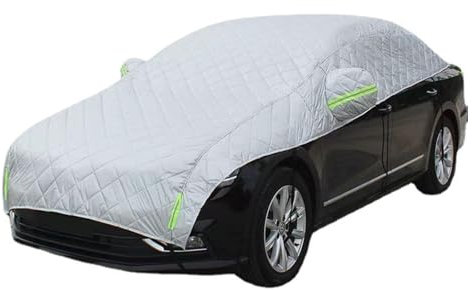 Hagelschutzplane Auto für Ford Fiesta Autoabdeckung Wasserdicht Halbgarage Hagelschutzplane Auto Abdeckplane Auto Garage Abdeckung Hagelschutzplane Hageldecke