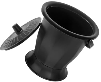 Ipetboom Vaso da Notte in Resistente per Adulti Toilette Portatile Coperchio per Isolare gli Odori Comoda Tazza per Uso Domestico o Ospedaliero