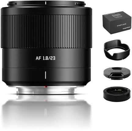 TTARTISAN AF 23 mm F1.8 ED objektiv X Mount, 23 mm f/1.8 APS-C Prime objektiv för Fuji X (X Mount)