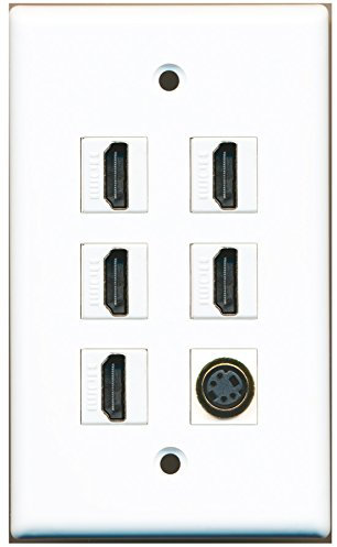 RiteAV - 5 HDMI 1 porta S-Video