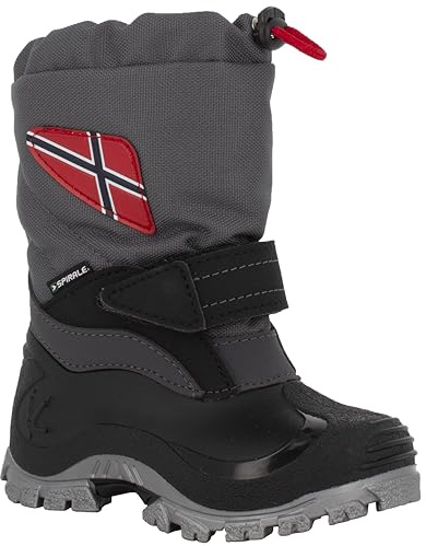 Spirale Winterstiefel Morten Kinderstiefel gefüttert grau 32