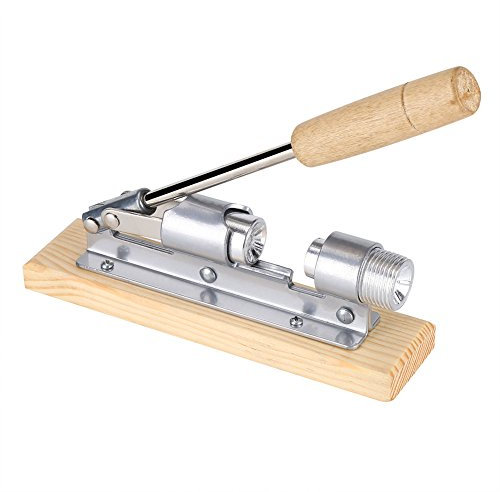 GOTOTOP - Cascanueces de metal con mango de madera, Sheller nogal Opener cascanueces herramienta de cocina