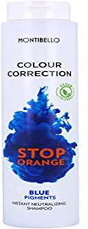 Montibello Colour Correction Stop Orange Champú (Neutralizador+Pigmento Azul), 300 ml (Paquete de 1), 300 grams, 300 mililitro, 1
