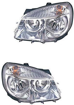 Halogen Scheinwerfer Set links & rechts Hauptscheinwerfer Frontscheinwerfer H7/H1 mit Elektromotor für Model Doblo Cargo 223 119