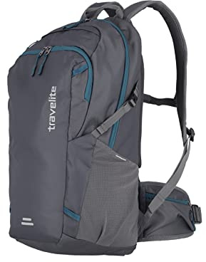 Travelite Offlite Zaino da Bicicletta Realizzato in Materiale Robusto, Zaino da Trekking in Poliestere con copertura Antipioggia Integrata, 800 G, 53 cm, 20l, Antracite