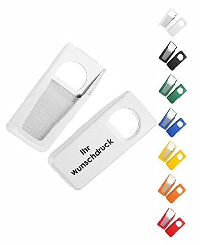 #teamludorf Flaschenöffner mit Verschluss - Personalisierte Flaschenöffner - 7 Farben - mit Bildern und Schrift bedruckbar (weiß, 25)