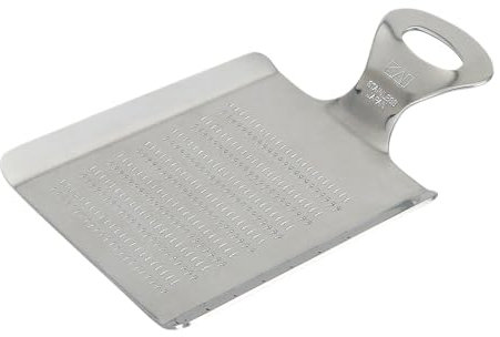 KAI Mini rallador de acero inoxidable - Dimensiones: 10,8 x 7,8 x 1,7 cm - Hecho de acero inoxidable - Dientes pequeños y afilados - Ideal para jengibre, ajo, wasabi, ralladura de cítricos