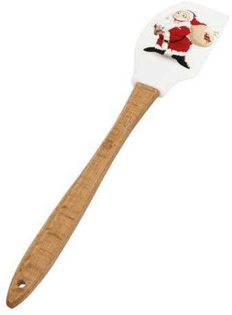 MAGICLULU 3 Stk Weihnachtscremespatel Backwerkzeuge Weihnachten Geschirrschaber Spachtel Zum Backen Keksspatel Weihnachtsgummispatel Mini-backpinsel Urlaub Gummispatel Silikon Butter Kuchen
