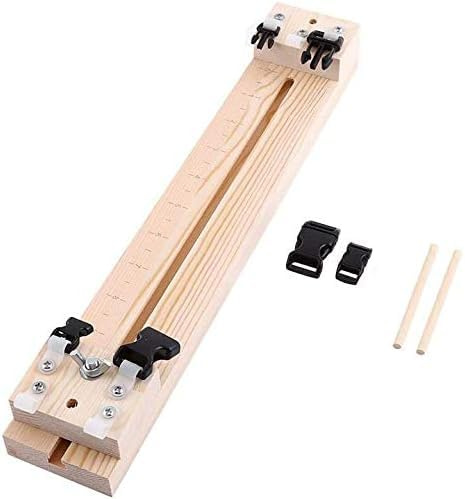 Yerleomit Paracord Jig Armband Maker Maschine, Holz Paracord Jig Zubehör Armband Maschine Holzrahmen Kit DIY Strickarmband
