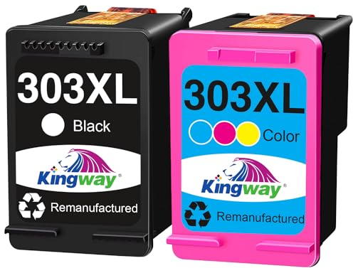 303XL Multipack Druckerpatronen Kompatibel für HP 303 Druckerpatronen Multipack für HP Envy Inspire 7900 Patronen für HP Envy 7200 7830 6230 6232 6220 6234 7130 7134 (2er-Pack)