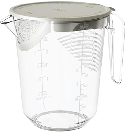 Taza medidora - Juego de tazas medidoras de vidrio, Jarra para cocinar y