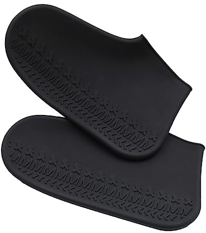 BELLIFFY Silikon Schuhüberzug Regenschutz Unisex rutschfeste Schuhschutz Outdoor Spaziergang Gegen Schlamm Und Regen Leicht Zu Reinigen