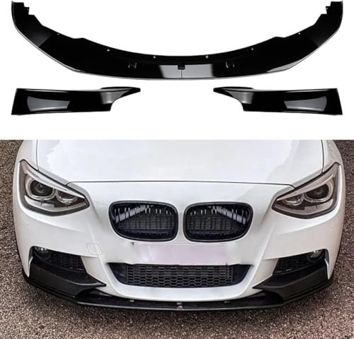 ANYANH Auto Frontlippe Frontspoiler für BMW 1 Series F20 F21 M Sport 2012-2014, Frontstoßstange Spoiler Lippe Spoilerlippe Splitter Diffusor Kit Protector