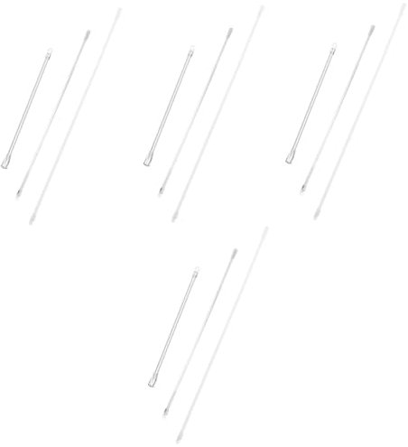 PartyKindom 12stücke Vertikale Blindstangen Mit Haken Langlebige Ersatzstangen Für Jalousien Und Vorhänge Praktische Fensterdekor-Accessoires Für Zuhause Und Büro