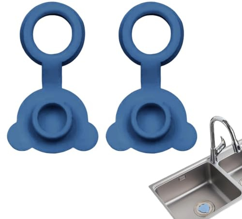 Badewannenstopfen Silikon-Wannenstöpsel 2er-Set Badewannenstöpseln Bärchen-Design Badewanne Stopper Haushaltsbadzubehör Wasserdichter Verschluss Reisefreundlich Babybadewanne Einfache Installation