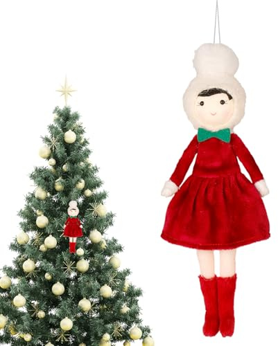 de árbol de Navidad Muñecas Decoración de Navidad Muñecas Pequeñas Niñas