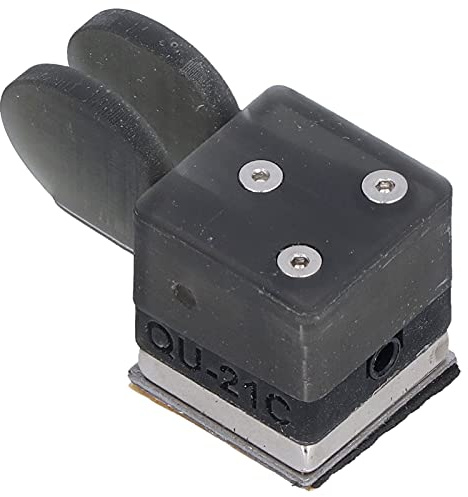 SHUAIGUO CW-Schlüsselpaddel, Elektrischer Magnetischer Kurzwellen-Morse-Codeschlüssel, Schwarzer ABS & Magnet, Tragbar, Robust für Radio