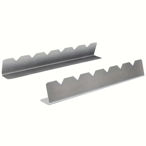 Hrippy Lot De 2 Supports À Brochettes en Acier Inoxydable pour Barbecue, Cuisine, Maison, Camping, Plein Air