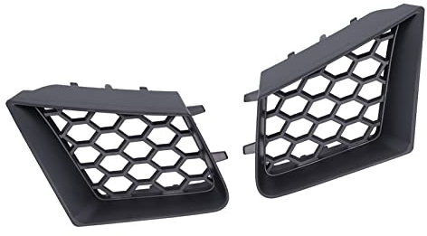 Rejilla de Radiador para Seat Cordoba 6L 2002-2009 Accesorios 2 Piezas Parachoques Delantero Rejilla Riñón, Parrilla Delantera Modificada Rejilla Riñón Doble Barra Negra